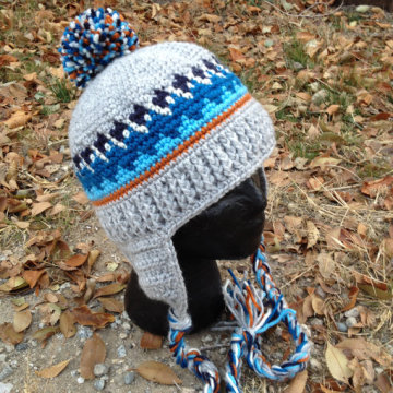 CROCHET HAT PATTERN Kids Old School Beanie