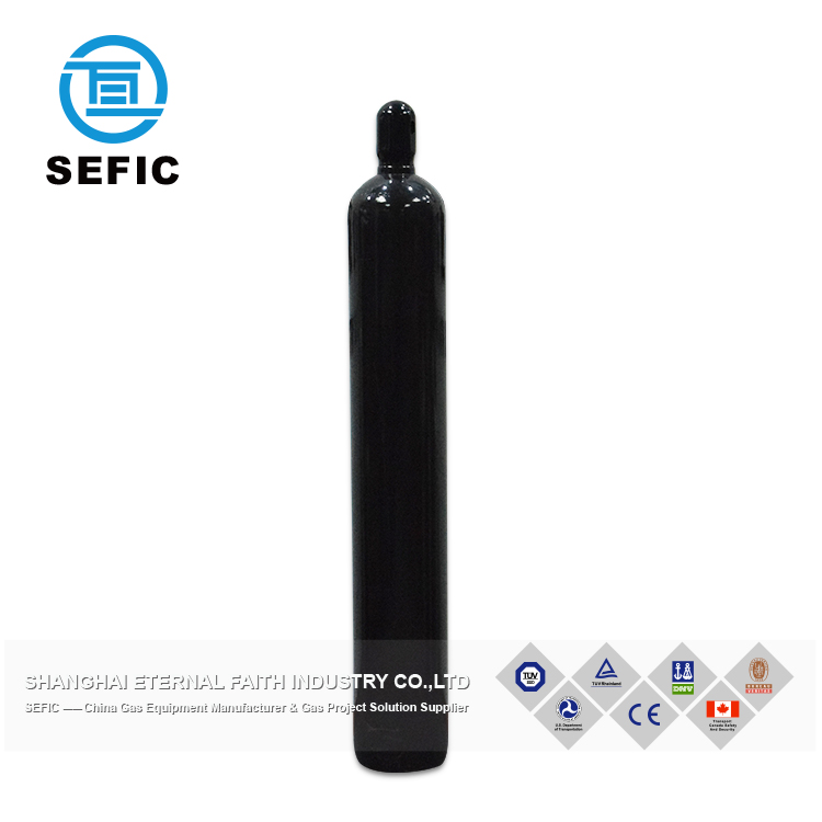 SEFIC ISO9809 50 Liter medical Empty Oxygen Cylinder Price