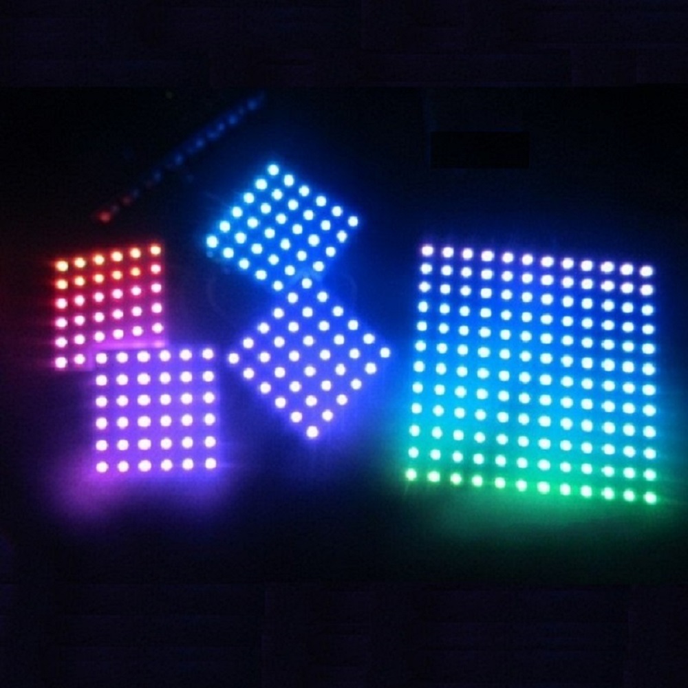 Faarweg RGB LED Pixel Écran Mauer Liicht