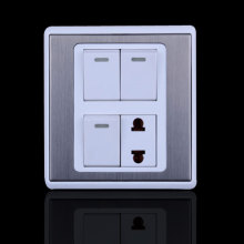 3 rocker switch +2 pin socket