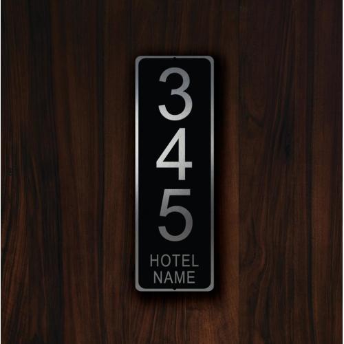 Custom Number Plate Modern Apartment Numbers