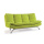 Stof Futon Convertible Sofa Gestoffeerde Slaapbank