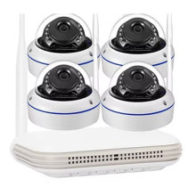 ICsee 3MP 4CH Indoor Wireless Dome Security Camera System