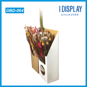 Hot sell recycling corrugated cardboard display box for flowers