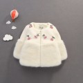 Manteau en fausse fourrure pour bébé Manteau en fourrure de fausse fourrure pour enfant