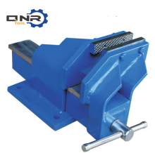 D1-VFF4 Fabricated Engineer Vise: Offset with Fixed Base Bench Vises