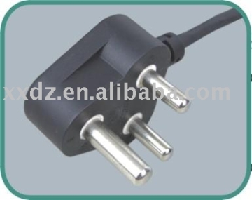 South Africa SABS approved power cords,AC power supply cords