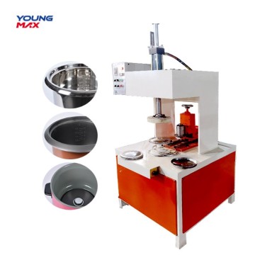 Utensil pot pan edge cutting machine
