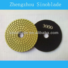 spiral lamination polishing pads