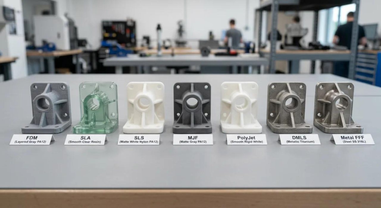 أجزاء مطبوعة ثلاثية الأبعاد 3D printed parts