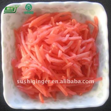 china organic shredded ginger shredded