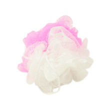 Factory Direct Customizable Mesh Sponge Shower Pouf with Round-Shape Foam - Affordable Exfoliating Loofa Option