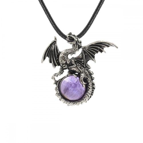 Pterodactyl Crystal Jewel pendant necklace