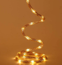 Wholesale Fairy Lights: Battery Operated Hemp String Xmas Lights