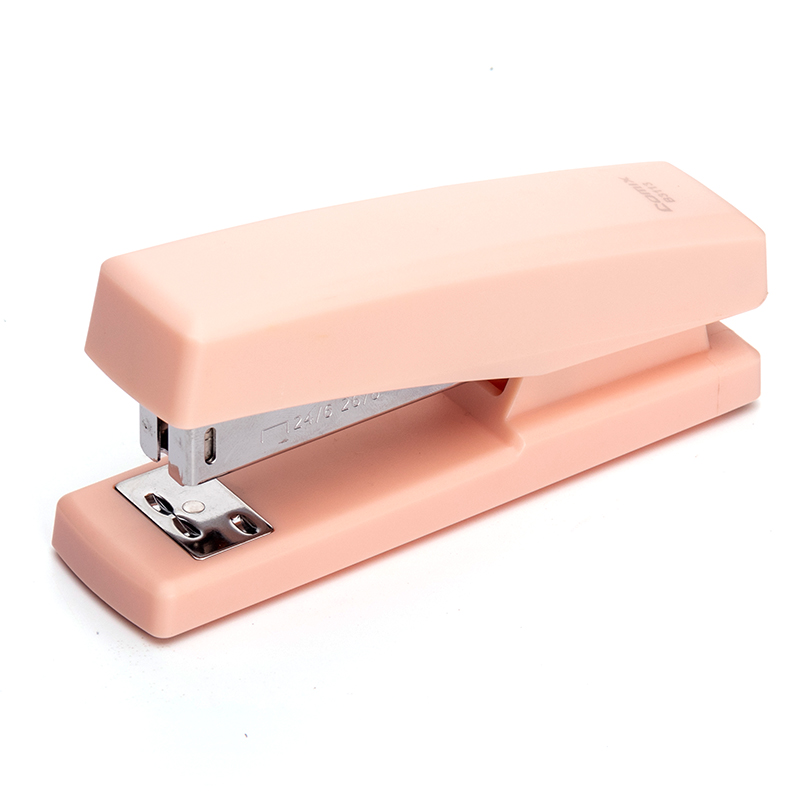 Comix OEM ODM metal half strip magazine stapler metal manual long arm reach stapler with long nose for office and library