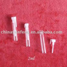 2ml perfume tester bottle with plastic applicator