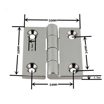 Square Stainless Steel 316 Hinges boat hatch