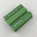 10pin pluggable male to female terminal block