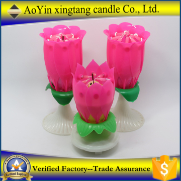 happy birthday songs flower shape birthday candle