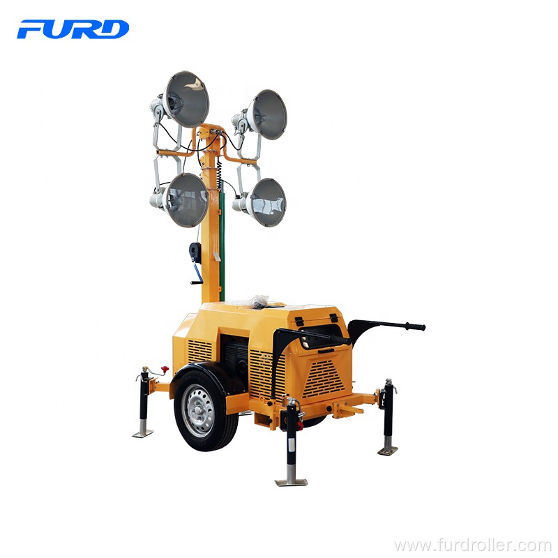 Industrial Portable Light Tower with 4 Lamps