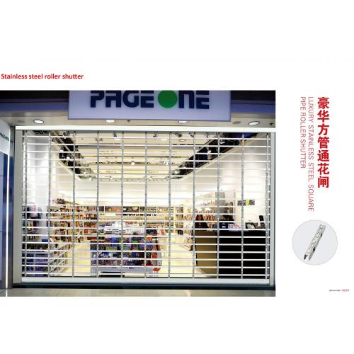 PC Transparent Commercial Crystal Rolling Shutter Door