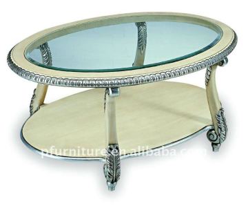 Hand carved coffee table PFD470B