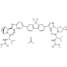 Treatment For Hepatitis C Ledipasvir Compd. With Acetone 1441674-54-9