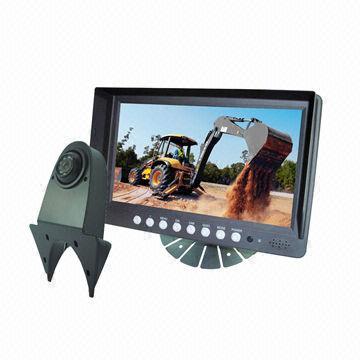 9-inch mobile monitor with backup cameras for trucks