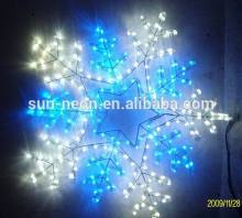 LED snowflake motif light