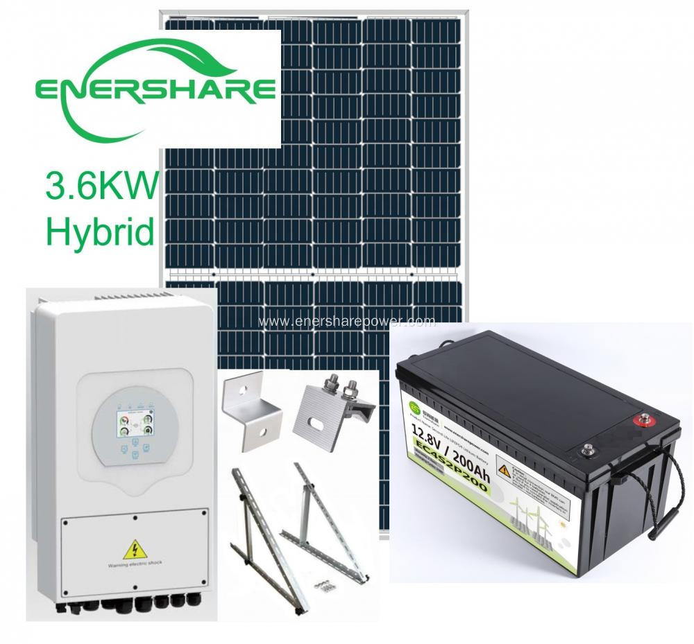 3.6 KW Off-Grid/Hybrid Solar Battery Energy Storage System