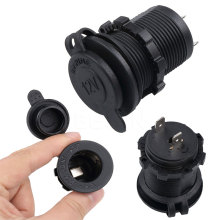 Auto Car Cigarette Lighter Socket 12V Waterproof Car Boat Motorcycle Cigarette Lighter Sockets Splitter Power Plug Outlet Hot