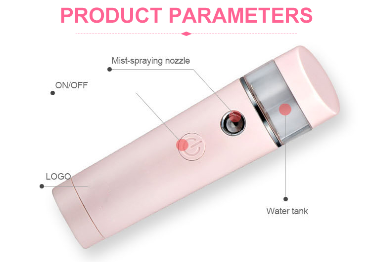 New electric moisturizing skin hydration face ionic nano water spray