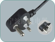 South African power cord with SABS certificate