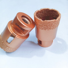 Vacuum Brazed Diamond Hole Saw Drill Bit for Granite, Brick, Tile, Ceramic, and Concrete