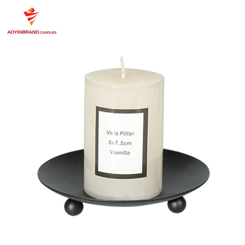 Christmas Unscented Pillar Candle Paraffin Wax Candle