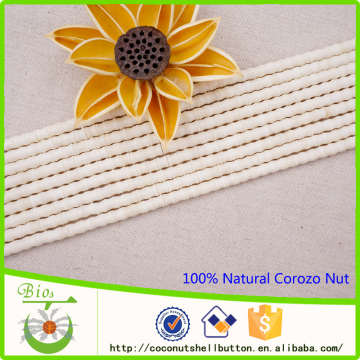 7x6mm Eco friendly corozo ivory nut beads to necklace make