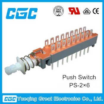 CGC PS-2*6 18 pins uni-directional push button switch push switch