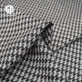 Tessuto jacquard lavorato a maglia design pied de poule per abbigliamento