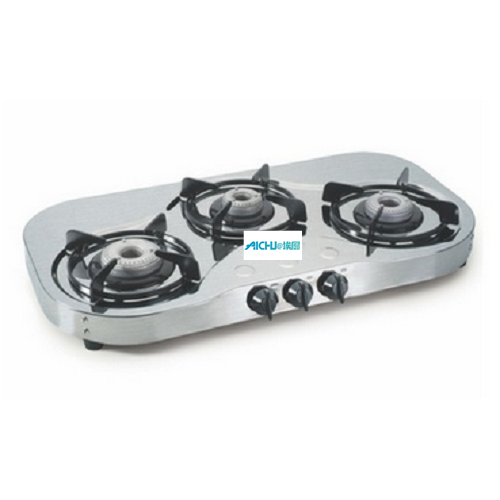 3 Burners SS Gas Stove High Flame