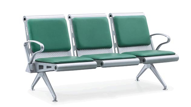 1.2mm cold rolled steel handest metal bus station clinic waiting room chairs