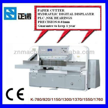 Digital Displayer double guide Paper cutting machine K920