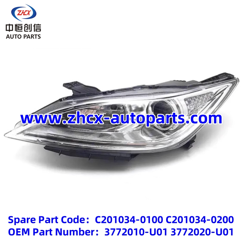 Hlavní lampa pro Changan Eado Head lamp for changan EADO