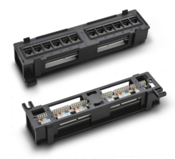 19" 1U 24 ports cat5e patch panel rj11 telephone patch panel