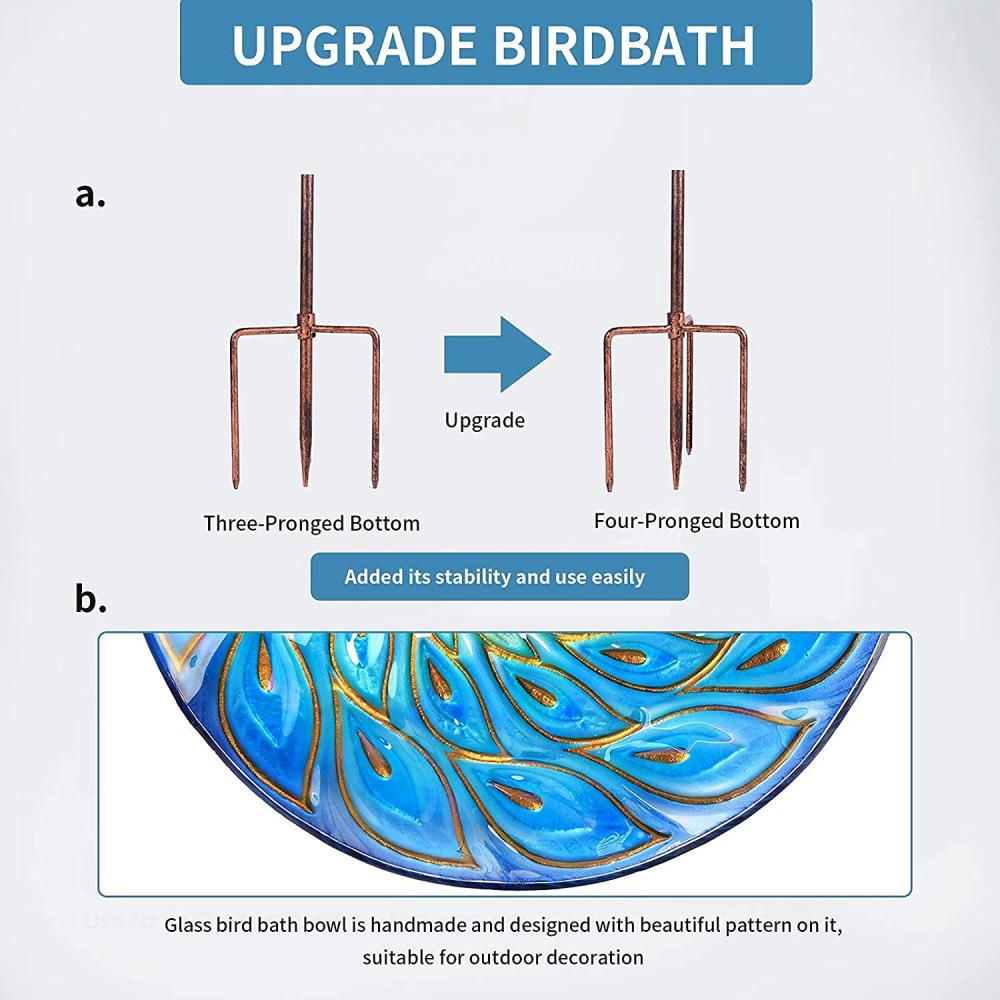 Vườn ngoài trời Birdbaths Birdfeeder