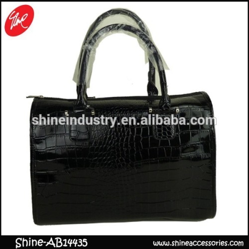 PU Tote Bag Luxury OL Lady Crocodile Pattern Handbag