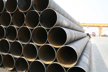large diameter sprial welded steel pipe