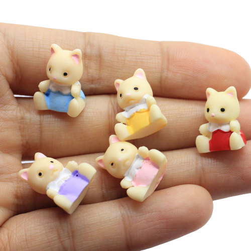 Vente en gros de 20 mm de résine de lapin breloques Kawaii Cabochons décorations en résine 3D à dos plat