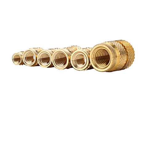 m2.5 compressed knurled brass insert nut