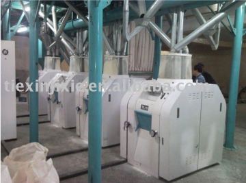 white wheat flour/meal/grits processing line