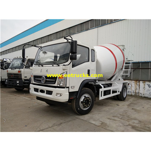 Dongfeng 3 CBM 6T Concrete Truck Mixers